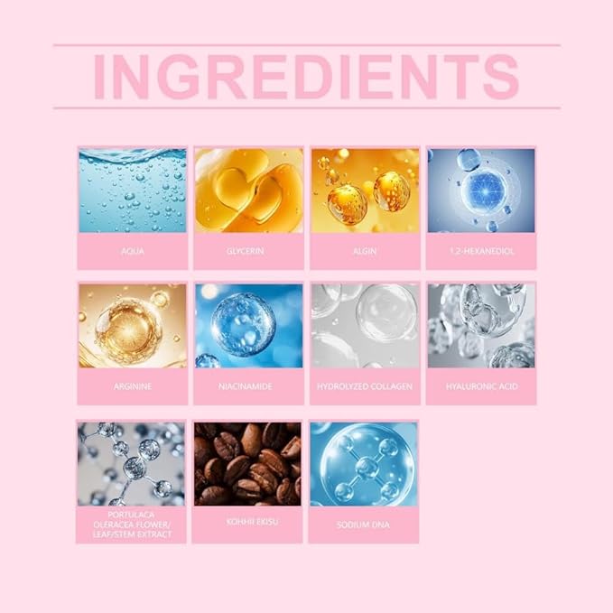 Serene Eye Patches with PDRN Collagen, Instant Anti-Wrinkle Eye Mask for Dark Circles & Puffy Eyes, Hydrating Under Eye Patches with Hyaluronic Acid, Instalift Treatment, 8 Pairs