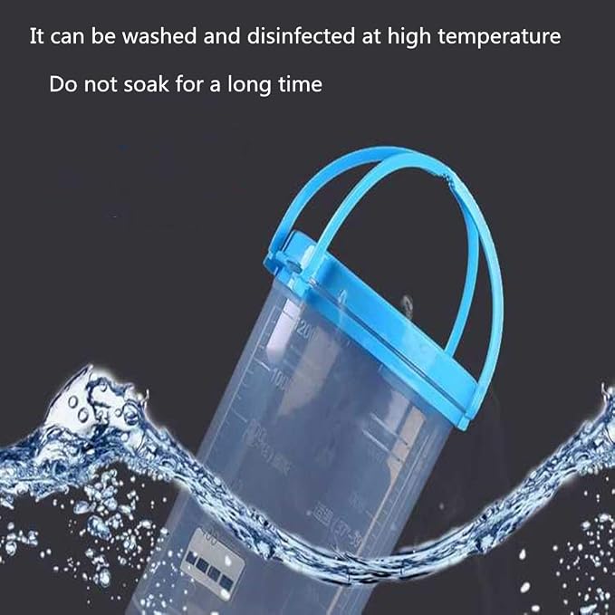 Enema Kit, Reusable Coffee Enema Bucket Kit Detox Body Cleaner Unisex - 1200ML Coffee Enema Kit - Suitable for Coffee, Water Therapy - Includes 10 Replacement Nozzles