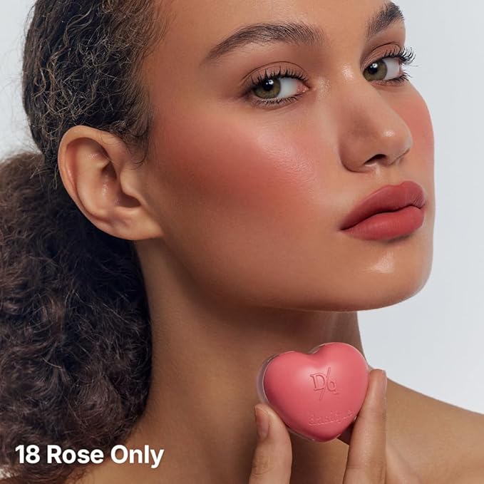 Dasique Souffle Color Pot #20 Apple Candy – Makeup Blush, Buildable Silky-Smooth Texture, Built-In Mini Brush, Multi-Use For Cheek and Lip