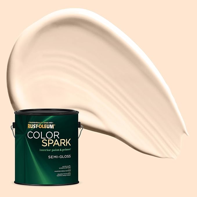 Rust-Oleum Color Spark Interior Paint and Primer in One, Semi-Gloss, Charmed, I'm Sure, 1 Gallon