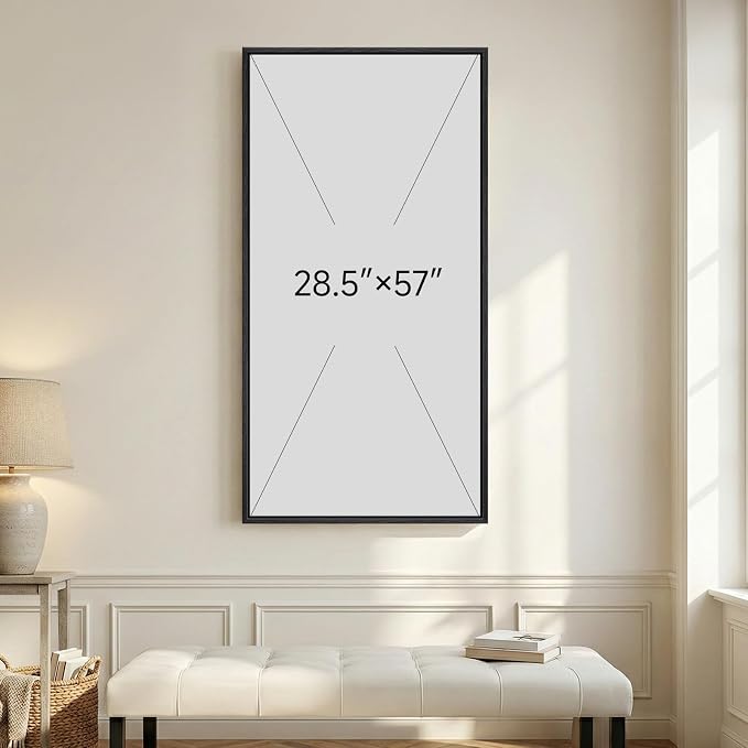 Large Framed Brown Black Abstract Wall Art, Modern Vertical Canvas Prints Paintings Artwork for Walls, Moody Contemporary Pictures Wall Decor for Hallway Living Room Bedroom Dining Room, 30x60 In