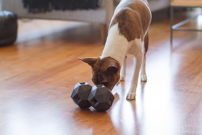 Treat Dispensing Balls for Medium Dogs and Cat Treat Dispenser Toy Interactive for Self-Play Improves Oral Hygiene, Mental Simulation, and Bordem Buster, Simple and Effective Food Toy (3.6 x 3.6 in)