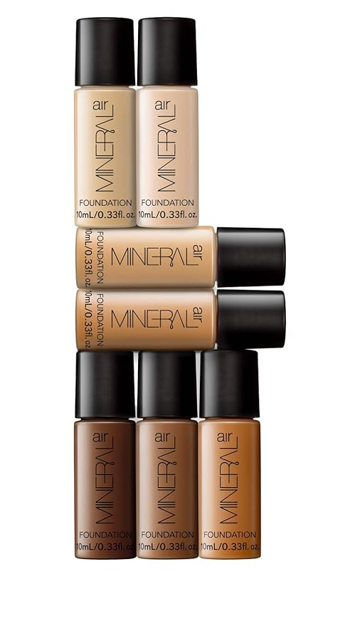 Mineral Air Four-in-One Foundation for Mineral Air Mist Device—Color, 10 ml, Travel Size - Medium