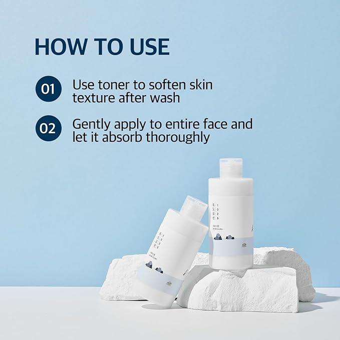 ROUND LAB 1025 Dokdo Lotion | Lock in moisture, Triple Hyaluronic Acid, Emulsion, Long lasting hydration, Calming Lotion for sensitive skin (6.76fl.oz)