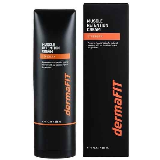 Strength Muscle Maintenance Body Cream - Post Workout Prevents Muscle Loss for Men & Women, 200ml, No Artificial Fragrance, M.A.X. Tech, Topical Analgesic for Muscle