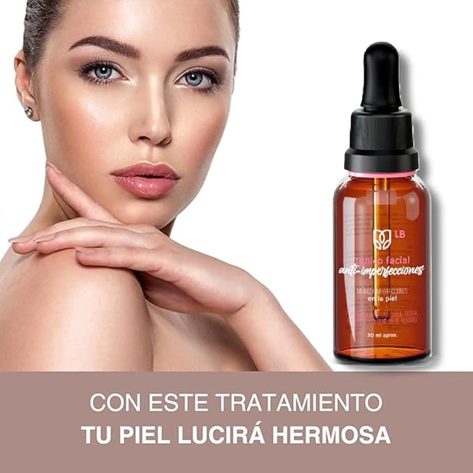 LB Tonico Facial Advanced Formula, Developed with Certified Raw Materials, Designed to Safely Care for and Protect The Appearance of Your Skin, Approved by International Standards (2-Pack)