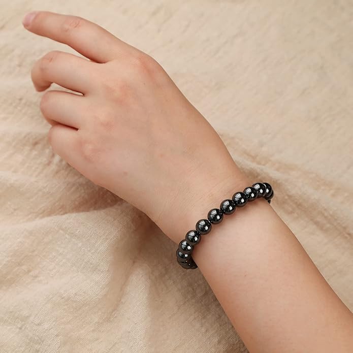 Crystal Vibe 8mm Beaded Bracelets For Women Men - Healing Crystal Bracelet - Adjustable Size