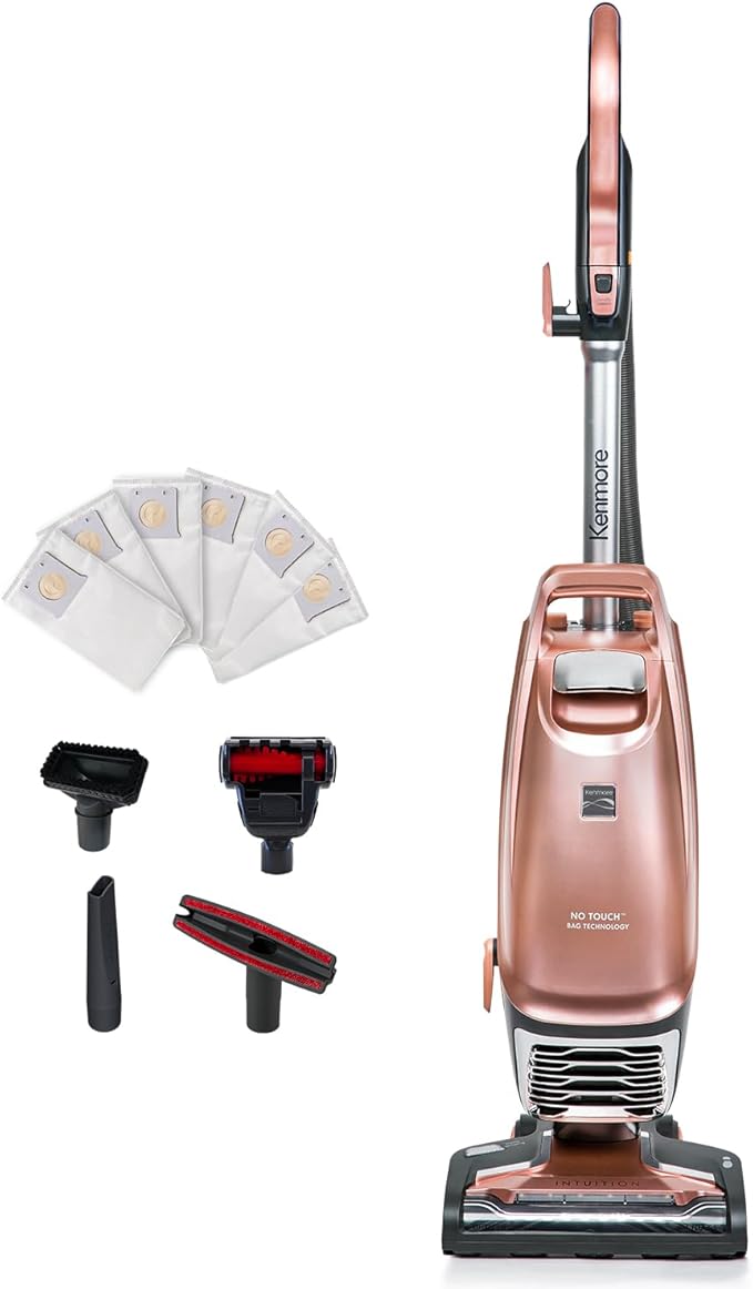 Kenmore Intuition Bagged Upright Vacuum with Hair Eliminator Brushroll | Liftup Cleaner, Pet Handi-Mate, for Carpet, Hard Floor & Pet Hair- BU4050