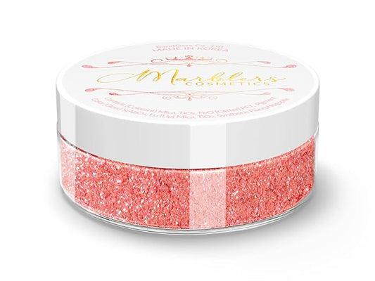 MARBLERS Chunky Natural Mica Powder [Love Potion Pearl] 0.11oz (3g) | Highly Pigmented | Non-Toxic, Vegan, Cruelty-Free | Eyeshadow, Body Butter, Nail Polish, Nail Art | Party, Body, Face Makeup