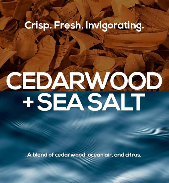 MARLOWE. No. 102 Body Scrub Soap 7 oz (3 Bars), Cedarwood & Sea Salt, Exfoliating Soap Bar with Shea Butter, Olive Oil & Green Tea Extracts, Cleanses, Smooths & Revitalizes Skin, Fresh & Zesty Scent