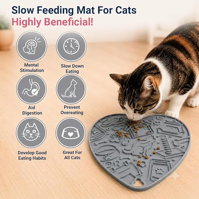 Interactive Cat Puzzle Feeder & Dog Enrichment Toy, Slow Feeder for Indoor Cats, Kittens, Puppies & Small Dogs, Treat Dispensing Food Puzzle to Encourage Foraging, Mental Stimulation & Reduce Boredom