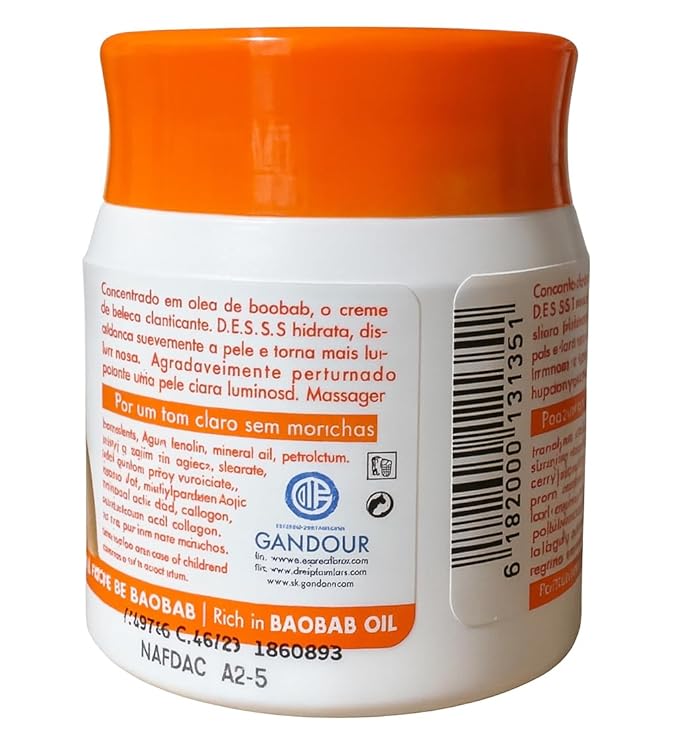 D.E.S. 5.5 Unifying Body Cream | Extreme Hydration & Even Tone Appearance Support | Moisturizing Skincare With Natural Baobab Oil | For Smooth & Radiant Skin | Net Wt. 125 g