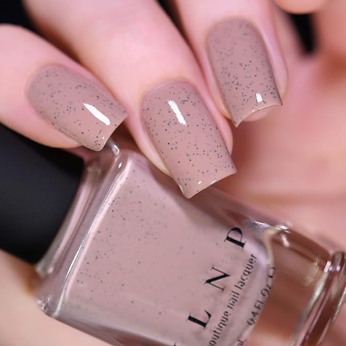 ILNP Tan Lines - Sandy Taupe Speckled Nail Polish