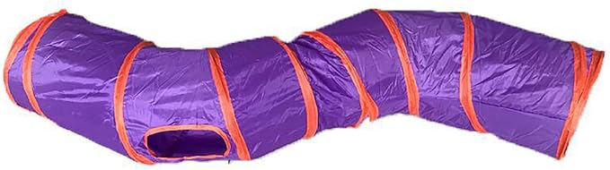iCAGY Cat Tunnel Toys for Indoor Cats Kittens Rabbits, Pet Toy Play Tunnels