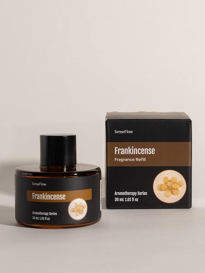 Essential Oil Refill 1.02oz/30ml for SF101/SF101S Waterless Aromatherapy Diffuser, Covers 1000 Sq Ft, 120-Day Natural Scent 1 Pack,Frankincense