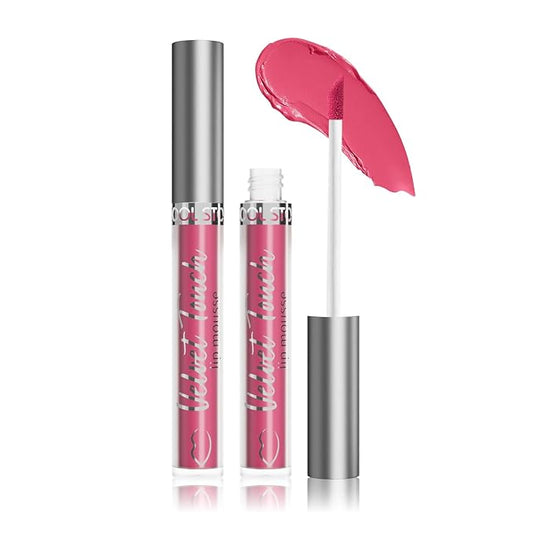 COOL STORY Velvet Lip Stain Mousse, Lip Tint Long-Lasting Waterproof Matte Finish (04)