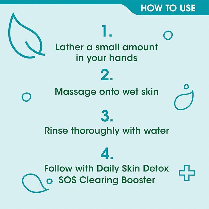 Simple Daily Skin Detox Purifying Facial Wash, 150ml (Package may vary)