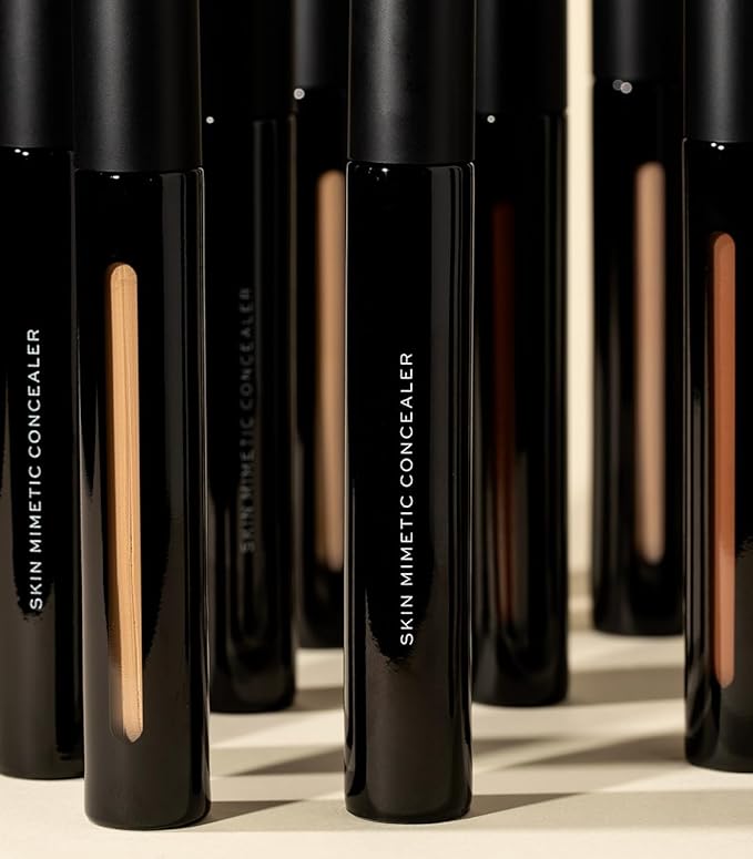 MAKE Beauty Skin Mimetic Concealer Buildable Medium Coverage Hydrating Concealer for Dark Circles Spot Concealing Brightening Crease-Free, Including Mature Skin. Radiant Finish. 06 Medium Olive
