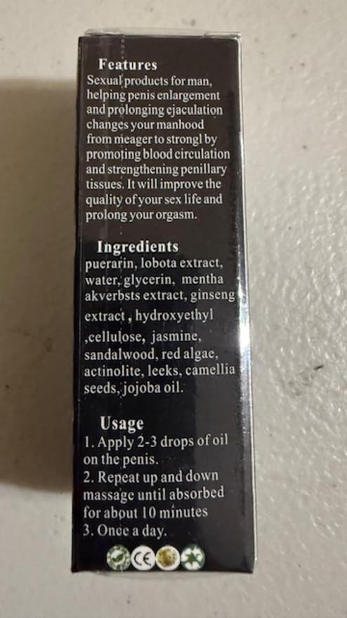 2PC BLSEX Male Massage Enlargement Oil for Men, CRAZYLIFE Men Growth Increase Enlarge Oil, Boost Strength for Men (XXXL-2 of Pack)