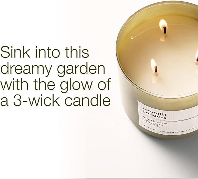 Bath & Body Works 3-Wick Candle, Moonlit Goddess Candle, Strong Throw, Long-Lasting Burn Up to 45 Hours, Exclusively Fragranced Soy Wax Blend, 14.5 oz - 2 Pack