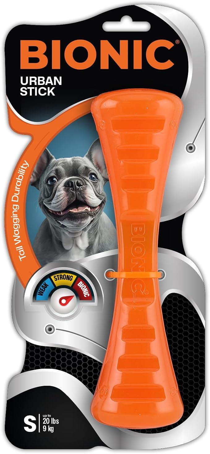 BIONIC Urban Stick Dog Toy for Dogs Up to 20 lbs, Small