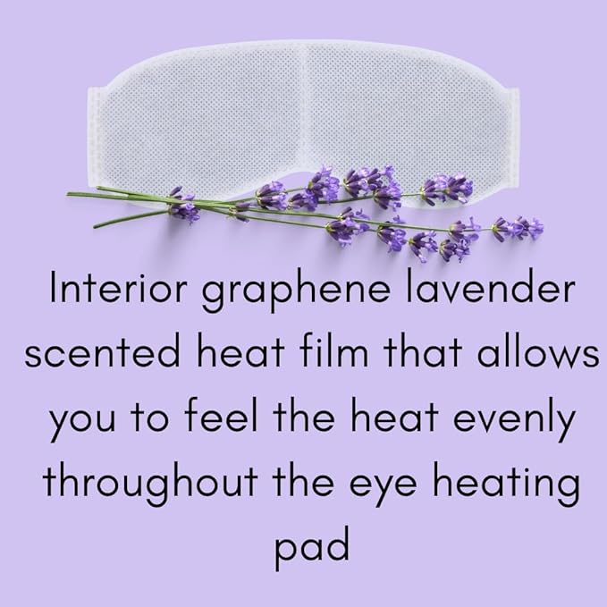 Warming Eye Mask Scented Refill Inserts | Lavender Scent for Heated Eye Mask | Light Lavender Perfume Insert Refills for Dry Eyes