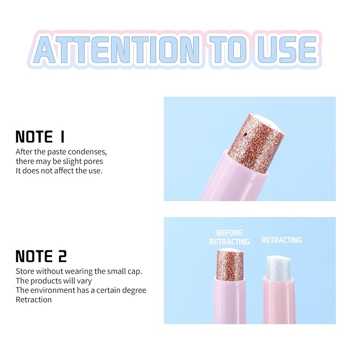 3PCS Crystal Hydrating Jelly Stick Eyeshadow Stick, Glitter Makeup Jelly Shimmer Eye Shadow Crayon, Lightweight Eye Brightener Eye Makeup (03+04+06)