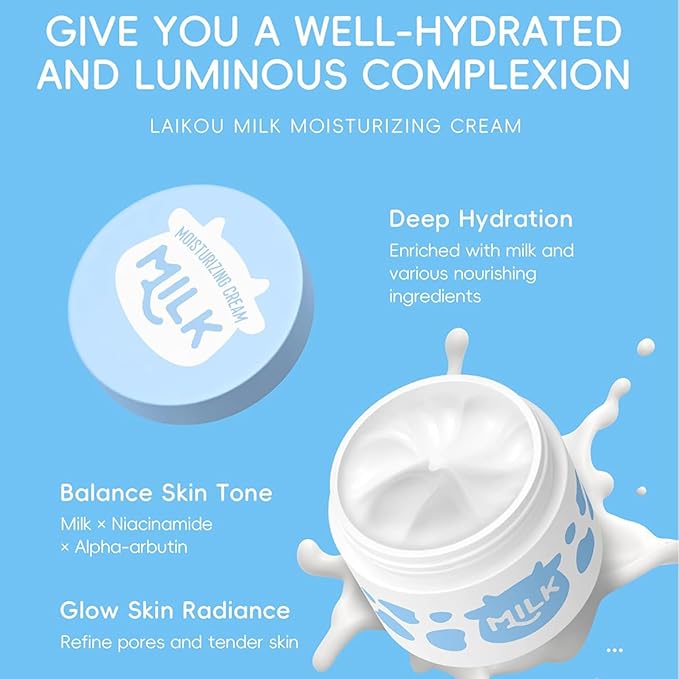 Milk Skincare Set, Milk Skin Care For Teens 10-12, 9 IN 1 Skin Care For Kids, Kids Skin Care Set For Girls Ages 8-12, Moisturizing & Gentle Skin Care For Kids Age 8-12, Skincare For GIrls10-12