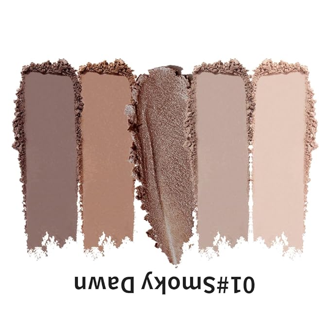 Neutral Nude Brown Eyeshadow Palette, Beige Cool Taupe Bronze Gold Shimmer & Cocoa Matte Shades, High Pigment Blendable Long-Lasting Eye Shadow for Daily Natural Makeup, Soft Glam & Mature Eyes 1