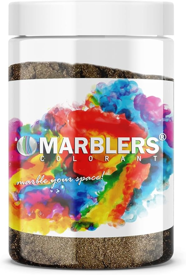 MARBLERS Brown Mica Powder [Wood Brown] 4oz (113g) | Cosmetic Grade | Epoxy Resin Pigment, Dye | Non-Toxic, Vegan, Cruelty-Free | Lip Gloss, Nails, Body Butter, Bath Bomb, Candle & Soap Making