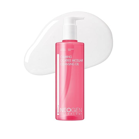 DERMALOGY by NEOGENLAB NEOGEN Calming Cleansing Oil Cica Tree Micellar 10.14Fl.Oz(300ml) - Cleansing oil for Sensitive Skin/Korean Skin Care/K-Beauty/deep cleansing oil for face