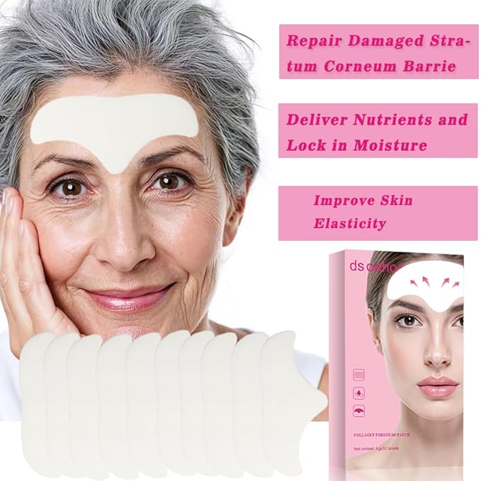 20 tablets Forehead Wrinkle Patches with Collagen Aloe,Facial Wrinkle Patches, 11 Forehead Wrinkles Treatment,Face Anti Wrinkle Patches Overnight