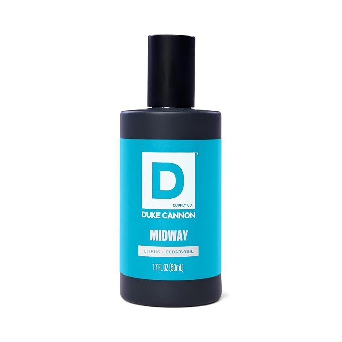 Duke Cannon Proper Cologne Midway | Men's Eau de Parfum | Citrus and Cedarwood | Fresh, Woodsy, Long-Lasting Scent | 1.7 fl oz
