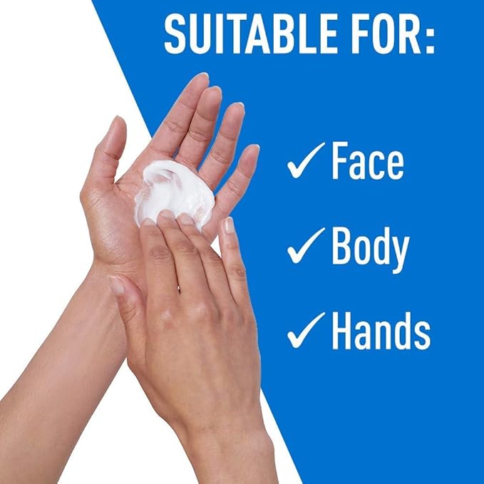 CeraVe Moisturizing Cream and Hydrating Face Wash Trial Combo, 12oz Cream + 3oz Travel Size Cleanser