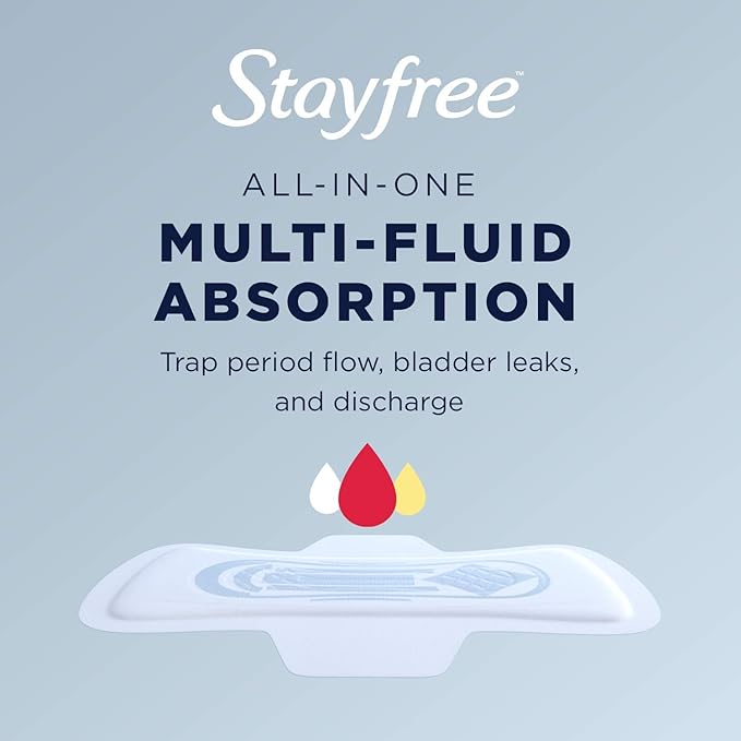 Stayfree Maxi Pads for Women Super 66 Count & Tucks Medicated Cooling Pads 100 Count for Hemorrhoid Treatment