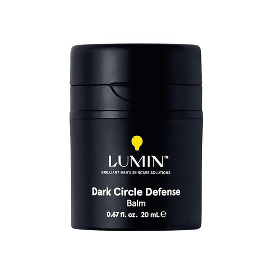Lumin Men’s Dark Circle Defense Balm – Hydrating Eye Cream with Caffeine & Niacinamide, Korean Skincare for Men, Reduces the Look of Puffiness, Fine Lines & Dark Circles, Daily & Night Use, 20ml