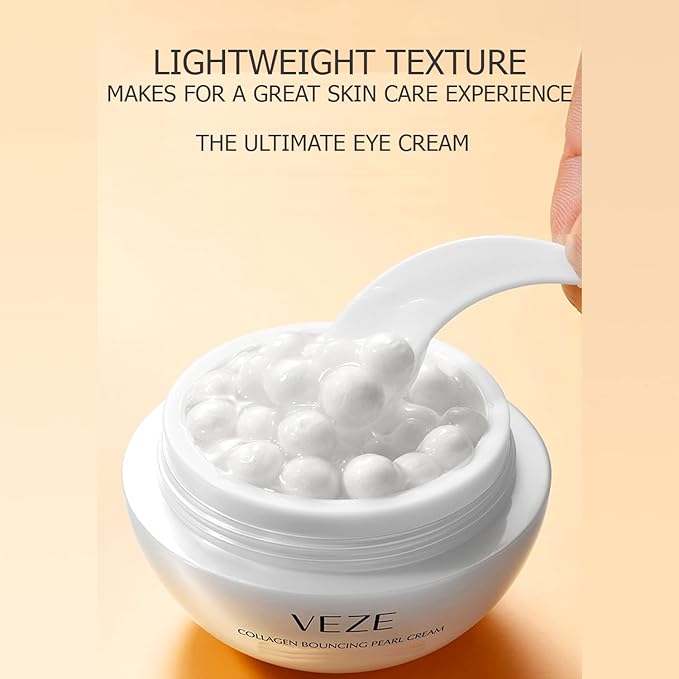 VENZEN Collagen Bouncing Pearl Eye Cream Refreshing Soft Delicate Moisturizing Blooming Skin Around The Eyes 30g / 1.01fl.oz