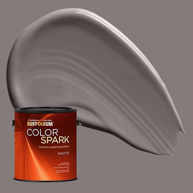 Rust-Oleum Color Spark Interior Paint and Primer in One, Matte, Geode, 1 Gallon