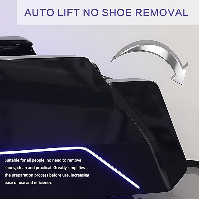 Shampoo Bed and Electric Message Table - Message Shampoo Bed and Head Spa Equipment with Water Circulation and Led Lights