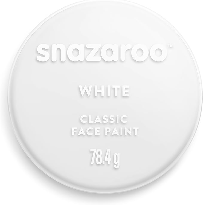 Snazaroo Classic Face and Body Paint, 78.3g (2.76-oz) Pot, White