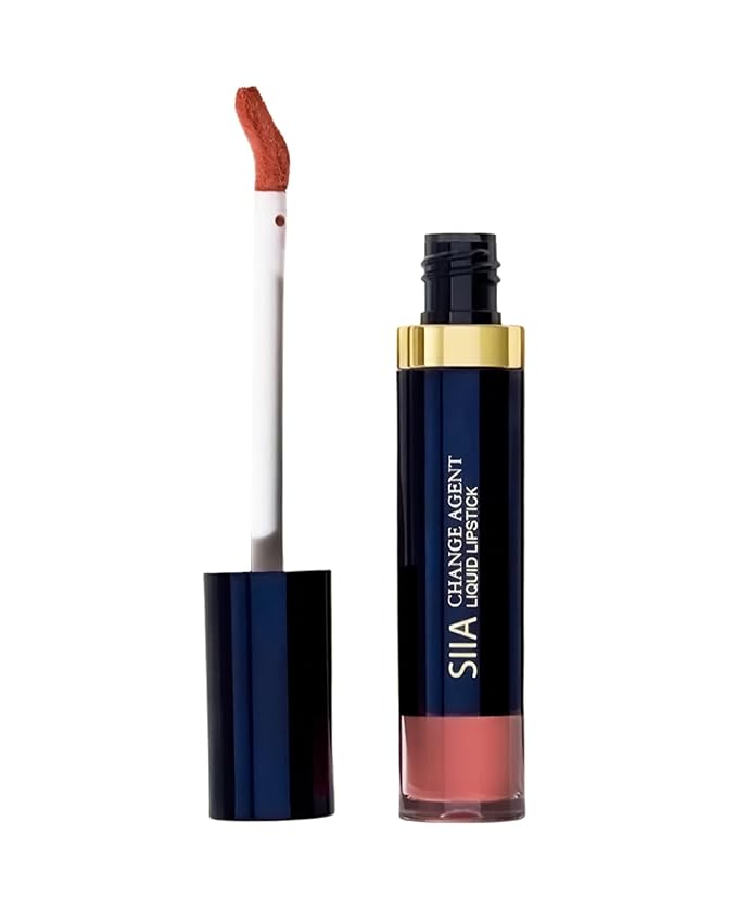 SIIA Cosmetics Change Agent Liquid Lipstick in Burnt Coral
