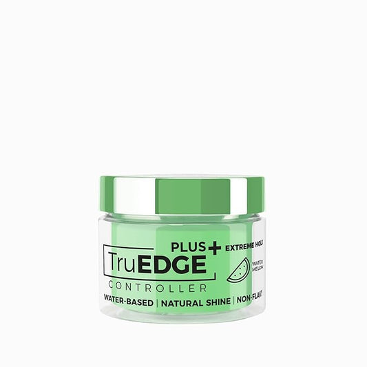 NICKA K NEW YORK Tyche TruEDGE Plus Controller – 100ml / 3.38 fl oz – Water-Based, Black Castor Oil & Hemp Seed Oil – Long-Lasting Hold, Non-Flaky, Natural Shine, 8 Fragrances (HETR20 Watermelon)