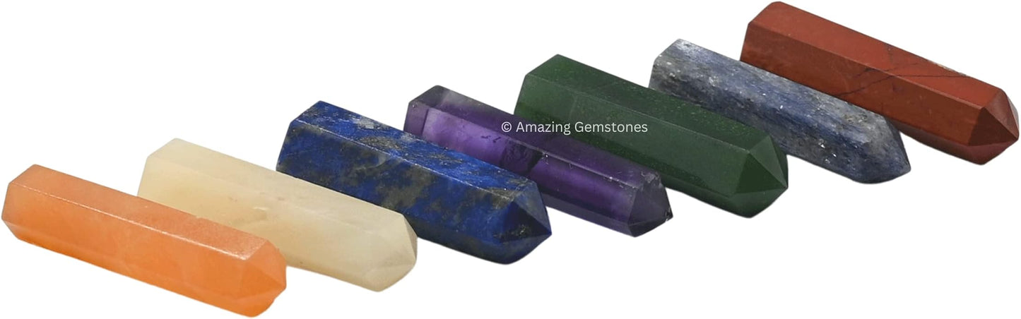 Amazing Gemstone Crystal Points Bulk Healing Crystals & Stones - Premium Single Terminated Healing Wand Point Bulk Crystals for Crafts, Crystal Grid, DIY Work