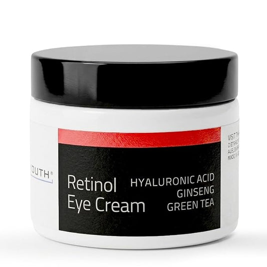 YEOUTH Retinol Eye Cream Anti Aging, Firming Under Eye Cream for Puffiness and Bags Under Eyes for Wrinkles and Dark Circles with Hyaluronic Acid and Tripeptides 1oz