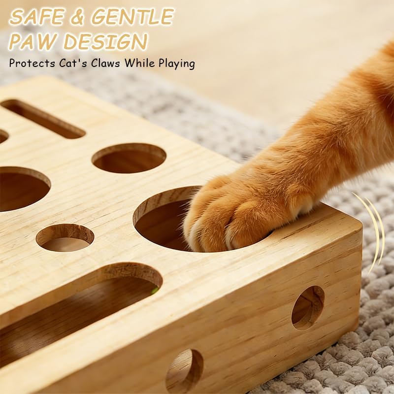 2026 New Cat Scratch Puzzle Enrichment Box, Cat Nail File Box with Sandpaper Inside, Toy Gift for a Cats that Hates Having Its Nails Trimmed, Stress-Free Alternative to Trimming Nails