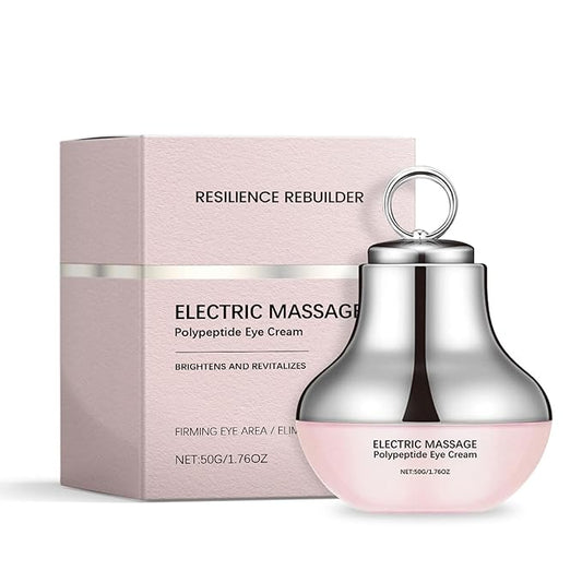 Electric Massage Eye Cream for Dark Circle, Firm and Smooth of Fine Lines, Multi-peptide Firming Eye Tightener, Anti-Aging Eye Cream for Puffiness and Bags Under Eyes Cream (1)