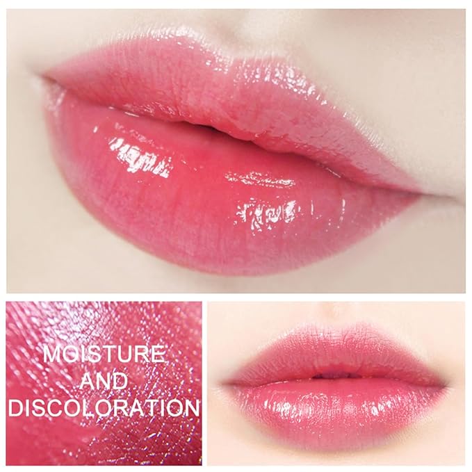 3 Pcs Aloe Vera Color Changing Lipstick,Long Lasting Nutritious Moisturizing Lip Balm Magic Temperature Color Change Lip Gloss