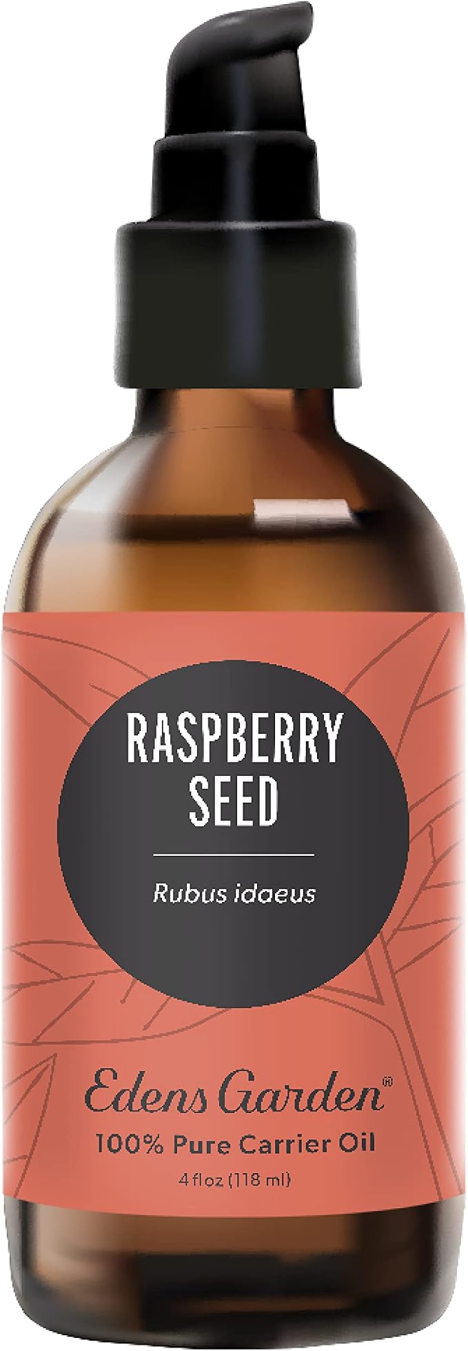 Edens Garden Raspberry Seed Carrier Oil- 100% Pure Premium Cold Pressed & Hexane Free, Natural Antioxidant Rich Moisturizer for Face, Skin, Hair & Nails- for Diluting Essential Oils 118 ml (4 fl oz)