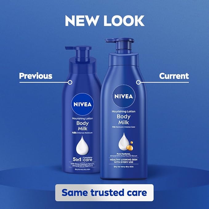 Nivea Nourishing Lotion Body Milk Richly Caring For Very Dry Skin, 400ml
