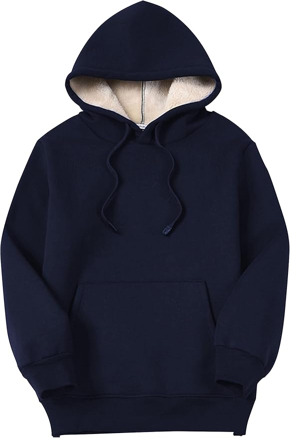 Yeokou Women's Winter Hoodies Pullover Sherpa Fleece Warm Heavyweight Sweatshirt